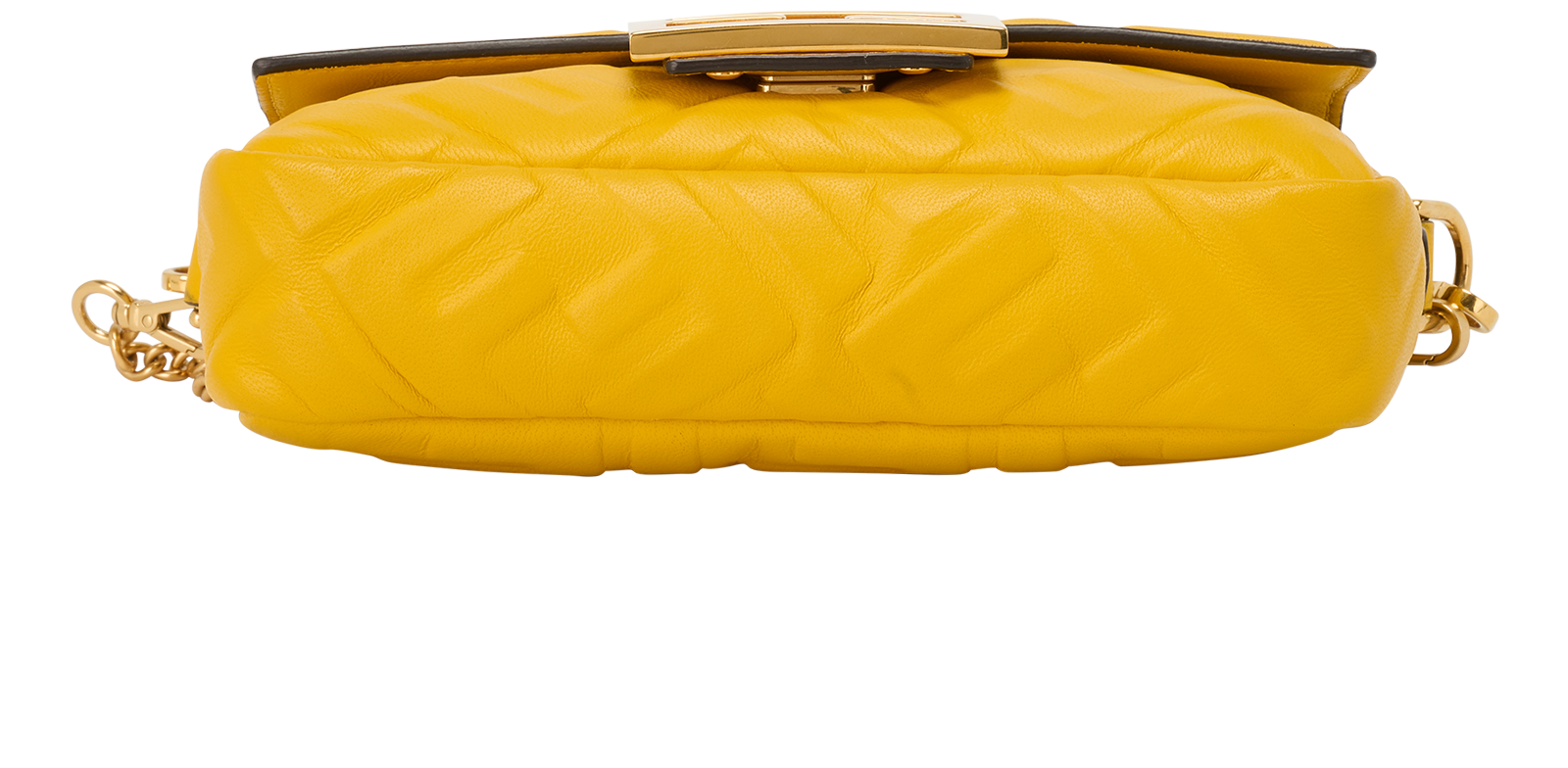 Mini Baguette, &pound;795, Handbags, Yellow, Leather, Top view